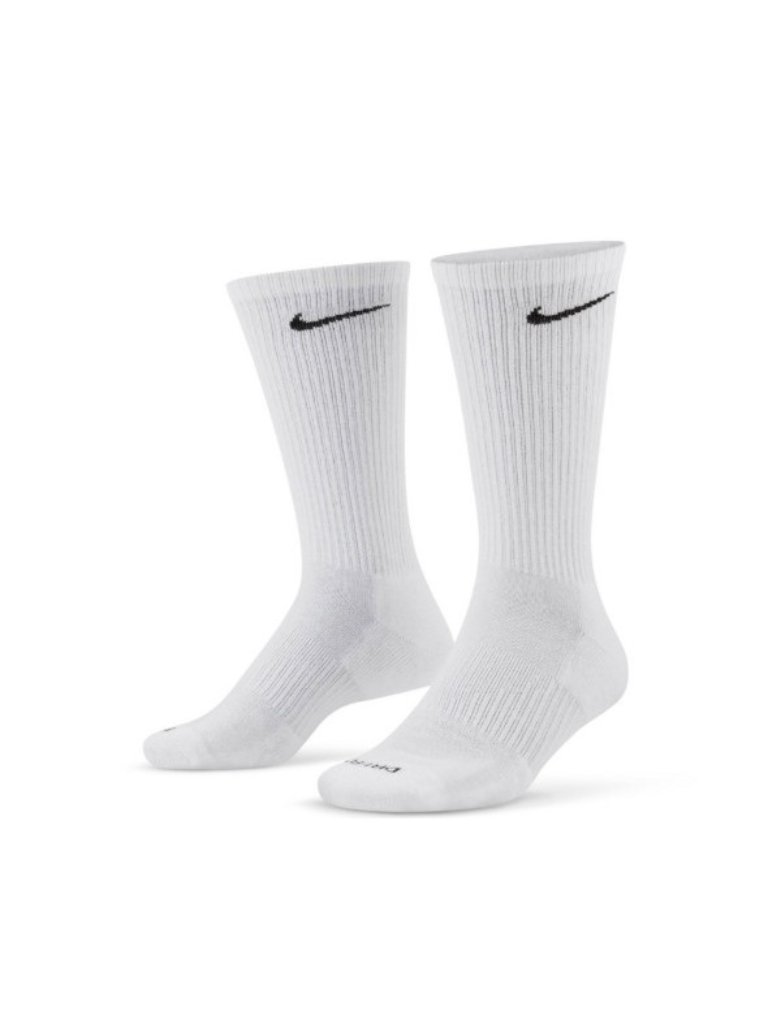 Nike Everyday Plus Adult Mens Large (8-12) Unisex Cushioned 6 Pack Crew Socks